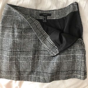 PLAID MINI SKIRT